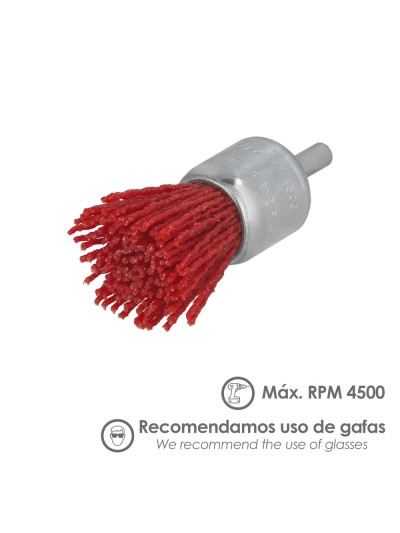 Cepillo Nylon Brocha Ø 25 mm. Cepillo De Lijado Nailon. Cepillo Para Taladro De Nailon, Cepillo De Alambre Abrasivo De Nailon