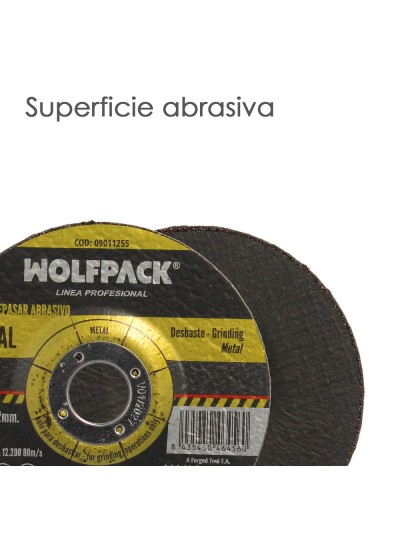 Disco Repasar Abrasivo Ø 125 x Ø 22 mm. Espesor 6,0 mm. Disco Radial / Amoladora Universal Compatible Con Todas Las Amoladoras