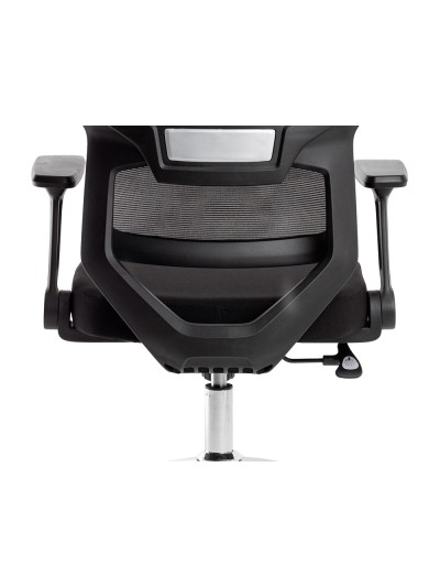 Silla q-connect oficina lucca malla base metalica alt max 1090 anc 700 prof 650 ruedas premium color negro