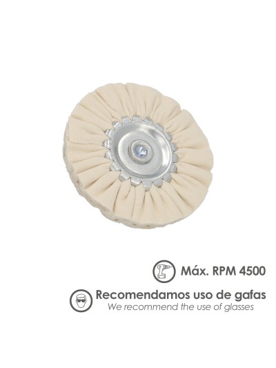 Disco Pulidor De Tela Para Taladro Ø 80mm.