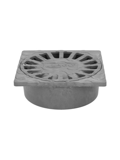 Sumidero Sifónico Pvc  15x15 cm. Salida De Ø 75 / 50 mm. desagüe, Desaguadero, Tragadero, Alcantarilla,