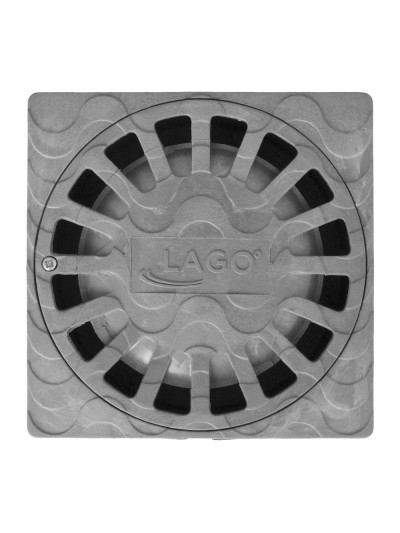 Sumidero Sifónico Pvc  15x15 cm. Salida De Ø 75 / 50 mm. desagüe, Desaguadero, Tragadero, Alcantarilla,