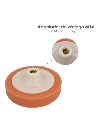 Disco Pulidor Esponja M-14  125mm.