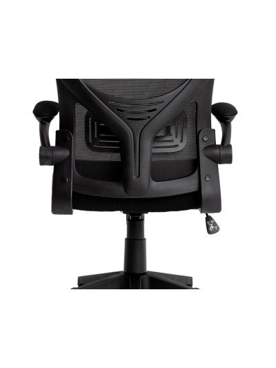 Silla q-connect ergonomica pal ermo malla base nylon alt max 1300 anc 610 prof 600 ruedas premium color negro