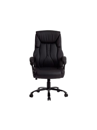 Silla q-connect direccion bolz ano simil piel base metalica alt max 1260 anc 650 prof 730 mm ruedas premium color negro