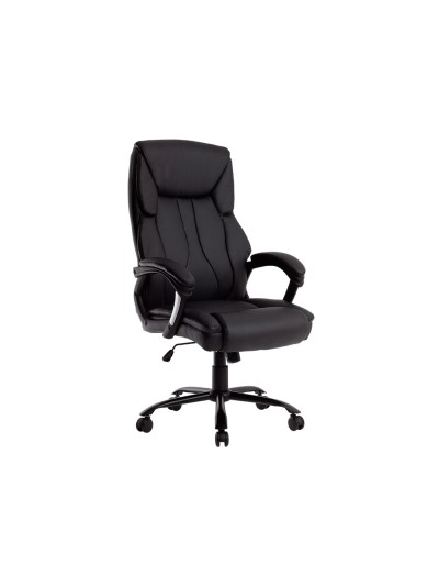 Silla q-connect direccion bolz ano simil piel base metalica alt max 1260 anc 650 prof 730 mm ruedas premium color negro