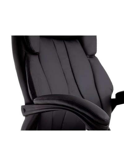 Silla q-connect direccion bolz ano simil piel base metalica alt max 1260 anc 650 prof 730 mm ruedas premium color negro