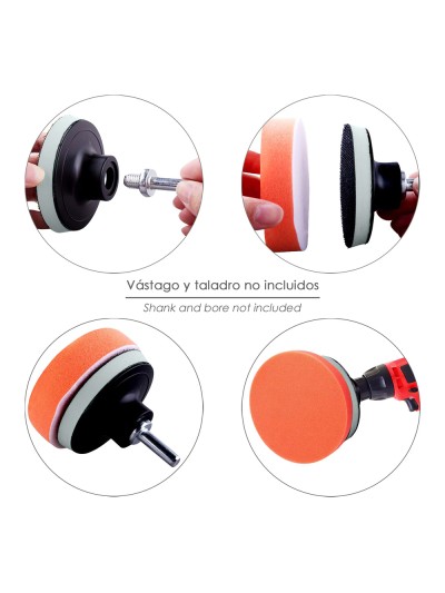 Disco Pulidor Esponja Con Velcro Ø 125mm.