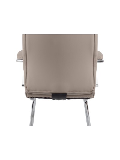 Silla q-connect escritorio mod ena simil piel base metalica alt max 1050 anc 630 prof 650 color gris