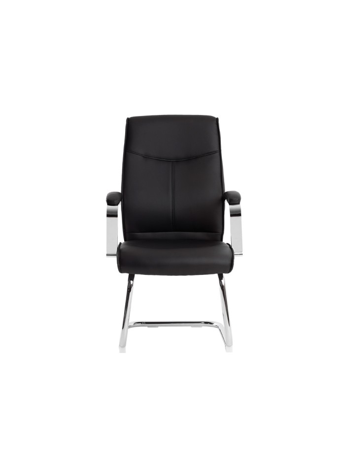 Silla q-connect escritorio mod ena simil piel base metalica alt max 1050 anc 630 prof 650 color negro Silla q-connect escritorio mod ena simil piel base metalica alt max 1050 anc 630 prof 650 color negro