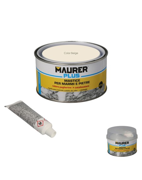 Masilla Para Marmol Color Beige 375ml. Con Endurecedor