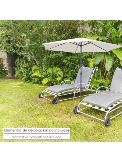 Sombrilla De Jardin Hexagonal 3 Metros