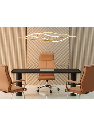 Silla q-connect escritorio mod ena simil piel base metalica alt max 1050 anc 630 prof 650 color crema