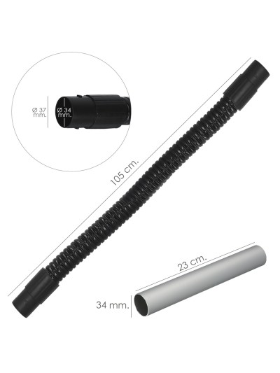 Tubo Con Lanza Para Aspirador De Cenizas Aspirador Cenizas Wolfpack 1200 Watt. 15 Litros (Codigo 07010550)