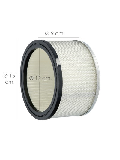 Filtro Para Aspirador De Cenizas Aspirador Cenizas Wolfpack 1200 Watt. 15 Litros (Codigo 07010550)