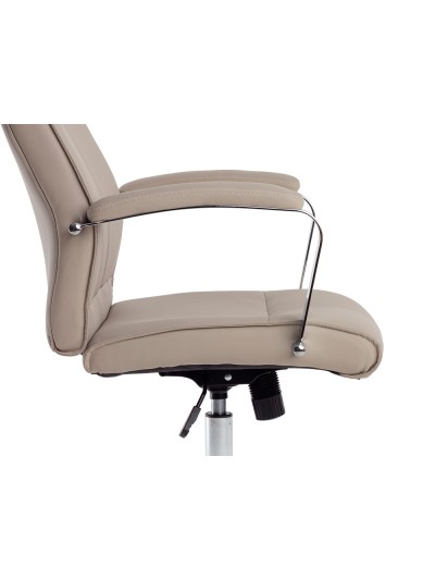 Silla q-connect direccion mode na simil piel base metalica alt max 1210 anc 630 prof 650 mm ruedas premium color gris