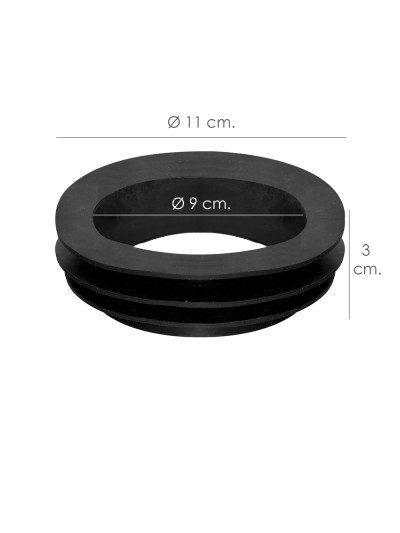 Junta Labiada Para Manguito Inodoro Ø 90 mm.wc,tubo De Desagüe De Inodoro, Conexión De Tubo Inodoro.