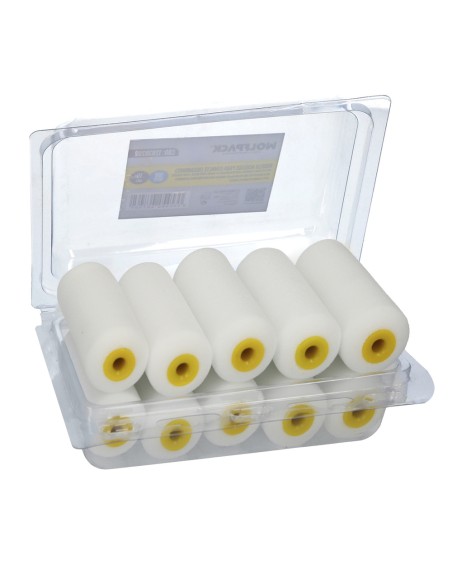 Rodillo Espuma Recambio Para Esmalte Acrilico 100 mm.  Set 10 Rodillos. Rodillo Espuma, Rodillo Pintura Acrilica