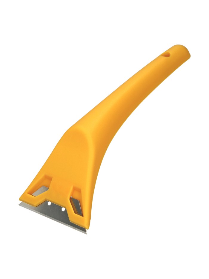 Rascavidrios Plastico Amarillo Hoja 60 mm. Rasqueta Vitroceramica, Rascador Vidrio, Rascador Vitroceramica,