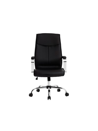 Silla q-connect direccion mode na simil piel base metalica alt max 1210 anc 630 prof 650 mm ruedas premium color negro
