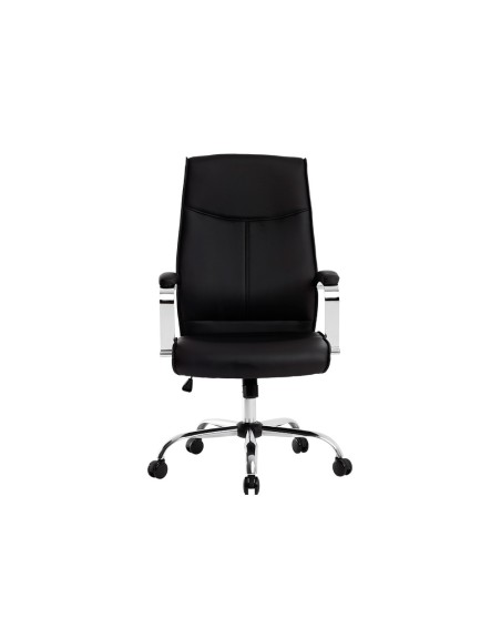 Silla q-connect direccion mode na simil piel base metalica alt max 1210 anc 630 prof 650 mm ruedas premium color negro