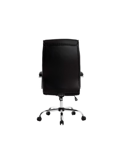 Silla q-connect direccion mode na simil piel base metalica alt max 1210 anc 630 prof 650 mm ruedas premium color negro