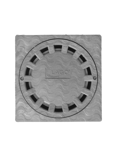 Sumidero Sifonico Pvc 20x20 cm. salida De Ø 90 / 110 mm.