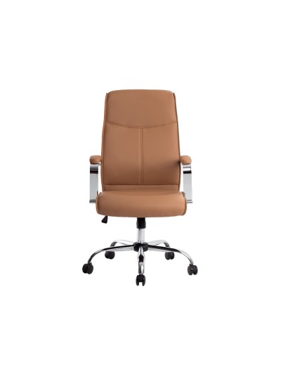 Silla q-connect direccion mode na simil piel base metalica alt max 1210 anc 630 prof 650 mm ruedas premium color crema