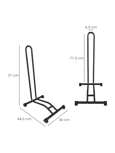 Soporte Para Bicicletas De Suelo, Ancho Rueda 6,5 cm. tacos Antideslizantes, Caballete Bicicleta, Soporte Suelo Bici