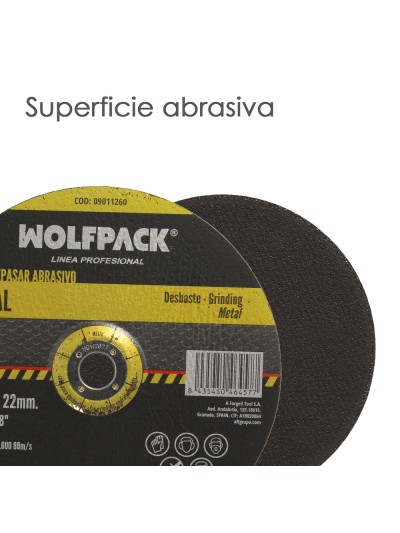 Disco Repasar Abrasivo Ø 230 x Ø 22 mm. Espesor 6,4 mm. Disco Radial / Amoladora Universal Compatible Con Todas Las Amoladoras
