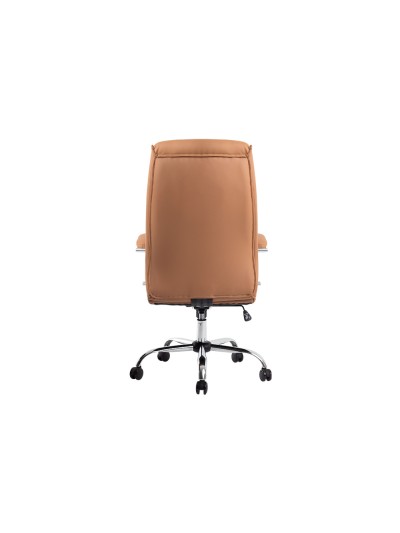 Silla q-connect direccion mode na simil piel base metalica alt max 1210 anc 630 prof 650 mm ruedas premium color crema