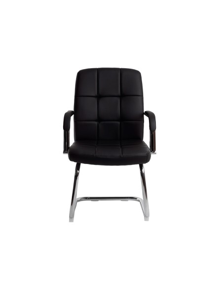 Silla q-connect escritorio pia ve simil piel base metalica alt max 1050 anc 610 prof 680 color negro