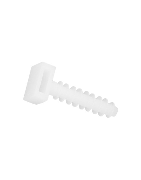 Taco Fijación Brida Nylon Blanco 8 mm. (Bolsa 100 Unidades)