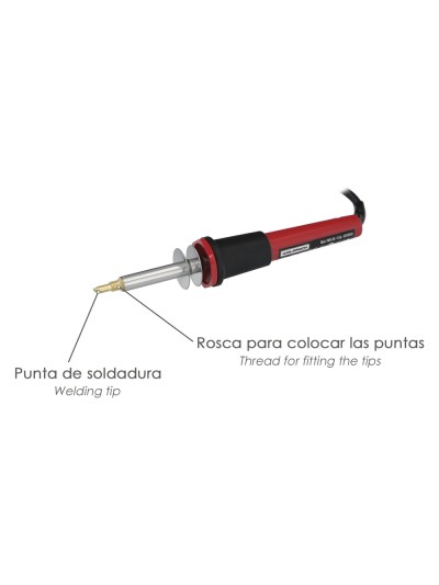 Soldador / Grabador 30 Watt. Con 6 puntas