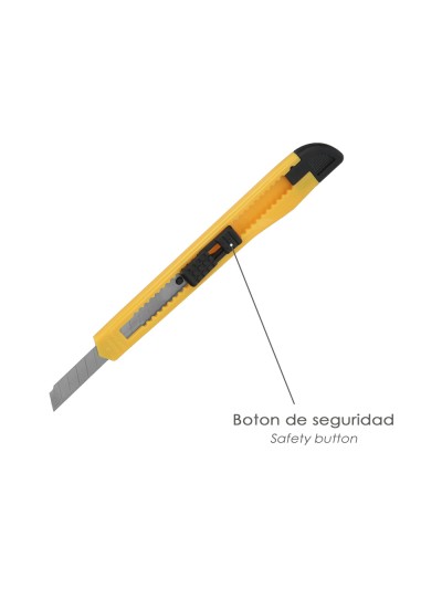Cutter Eco Con Hoja De 9 mm.