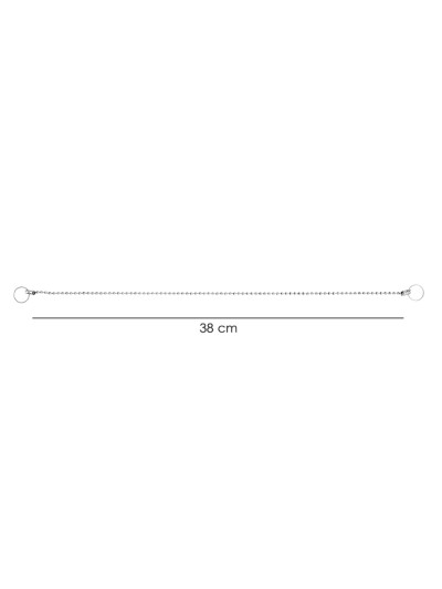 Cadena De Bolas 380 mm. Cadena Para Tapon Lavabo, Cadena Tapon Fregadero,