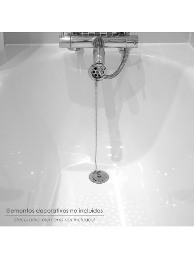 Cadena De Bolas 380 mm. Cadena Para Tapon Lavabo, Cadena Tapon Fregadero,