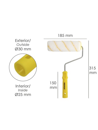 Rodillo Pintar Antigota 180x40 Mm