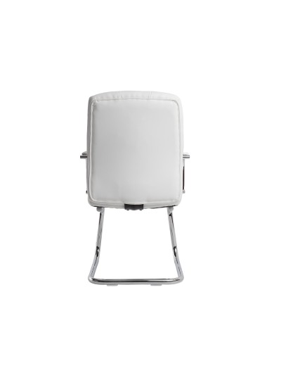 Silla q-connect escritorio pia ve simil piel base metalica alt max 1050 anc 610 prof 680 color blanco