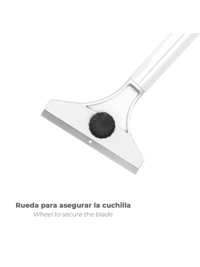 Rascador Mango Metalico Hoja De 10 Cm10 Cm