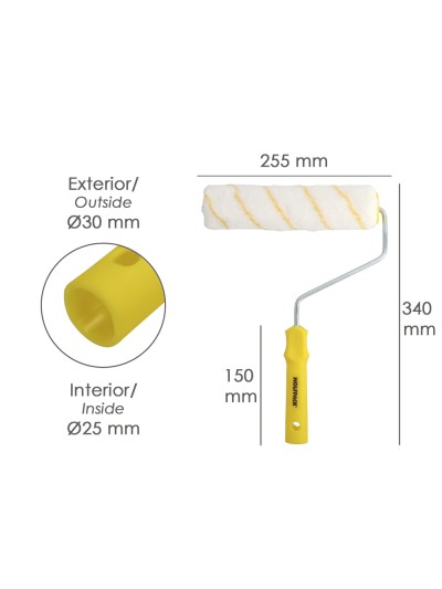 Rodillo Pintar Antigota 250x40 Mm