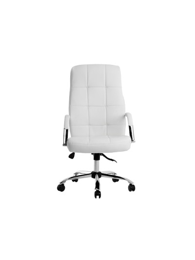 Silla q-connect direccion piav e simil piel base metalica alt max 1250 anc 610 prof 700 mm ruedas premium color blanco