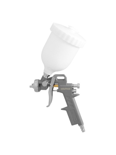 Pistola Pintar Neumática Boquilla De 1,5 mm. Con Depósito Superior 0,6 Litros y  Adaptador Rapido
