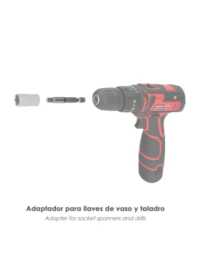 Adaptador Para Llaves De Vasos De 1/4"