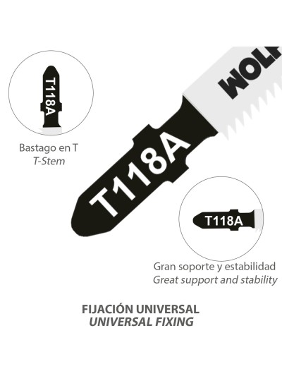 Hoja Sierra Calar Metal Fino 5 Piezas HSS 21 TPI