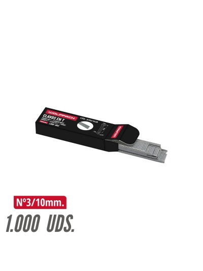 Clavos En "T" Para Clavadora Electrica / Neumatica. Caja 1.000 piezas. Clavo Tipo 530