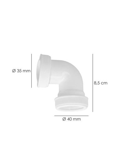 Codo Desague M-H 1 1/2