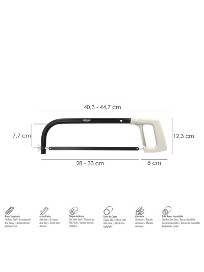 Arco Sierra Wolfpack Acero Profesional