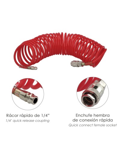 Kit Accesorios Para Compresor Aire Comprimido 5 Piezas Con Click Rapido