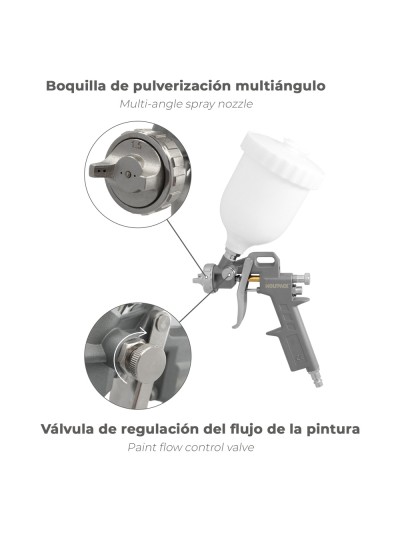 Kit Accesorios Para Compresor Aire Comprimido 5 Piezas Con Click Rapido